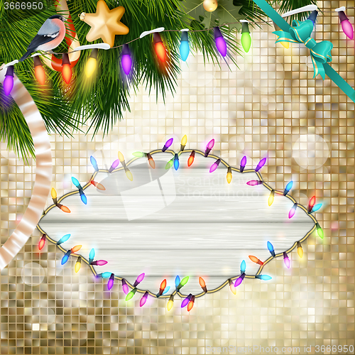 Image of Christmas decoration. EPS 10