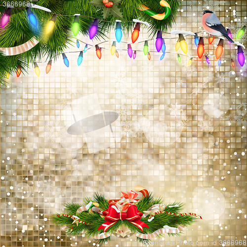 Image of Christmas bells Background. EPS 10