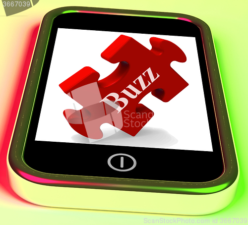 Image of Buzz Smartphone Means Creating Publicity And Awareness