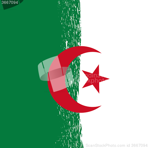 Image of Grunge Algeria Flag