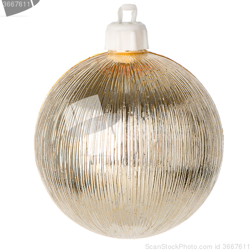 Image of Christmas ball isolated