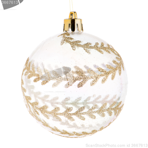 Image of Christmas ball isolated