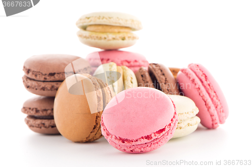 Image of Colorful French Macarons