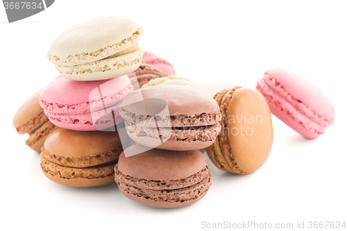 Image of Colorful French Macarons