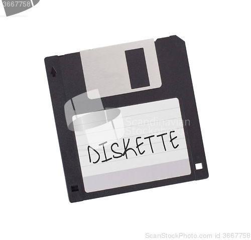 Image of Floppy Disk - Tachnology from the past, isolated on white