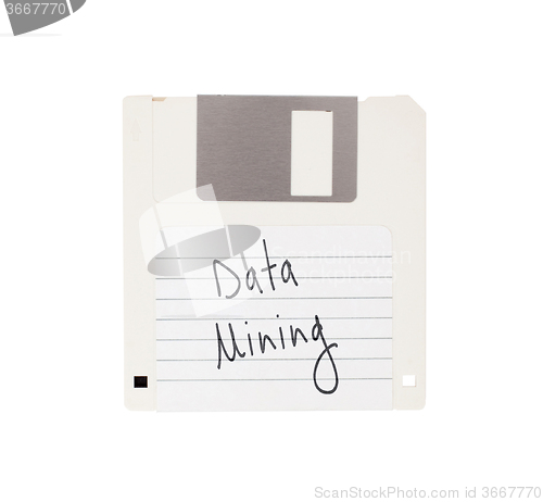 Image of Floppy Disk - Tachnology from the past, isolated on white