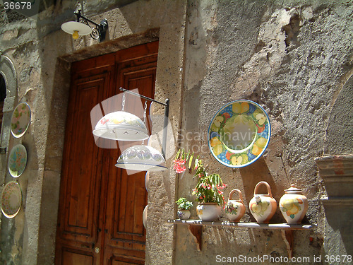 Image of craft dispay tuscany