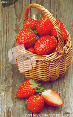 Image of Strawberries in Basket