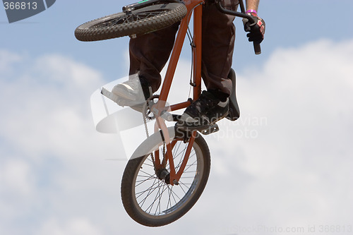 Image of BMX biker Airborne