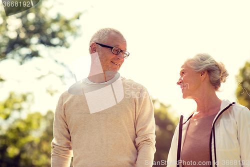 Image of senior couple in park