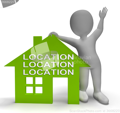 Image of Location Location Location House Shows Perfect Property And Area