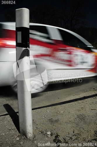 Image of car in motion