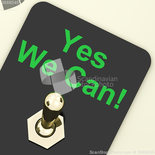 Image of Yes We Can Switch Shows Motivate Encourage Success