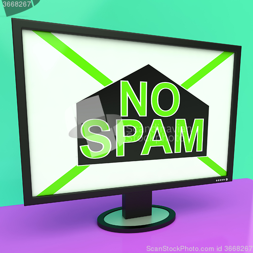 Image of No Spam Shows Removing Unwanted Junk Email