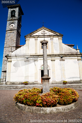 Image of monument old architecture in italy europe milan religion   