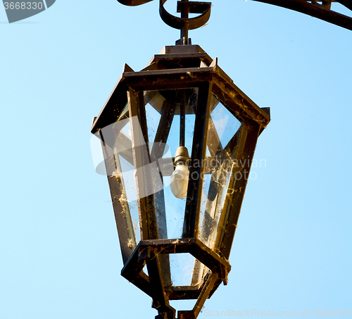 Image of abstract europe in the sky of italy lantern and  illumination