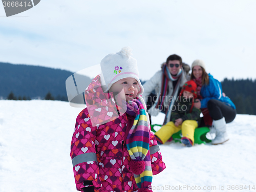 Image of winter family