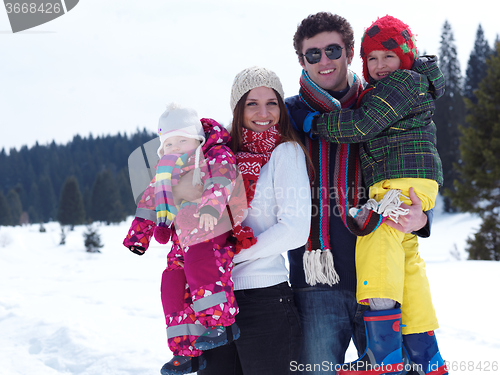 Image of winter family