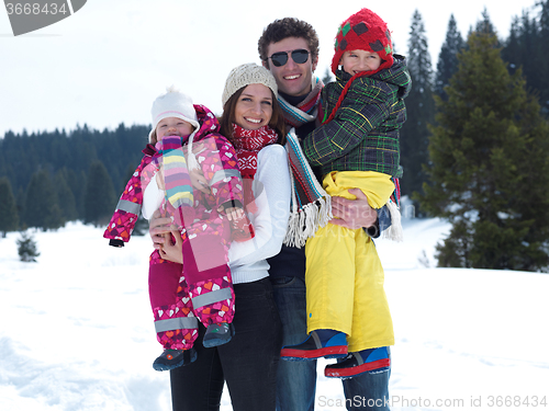 Image of winter family