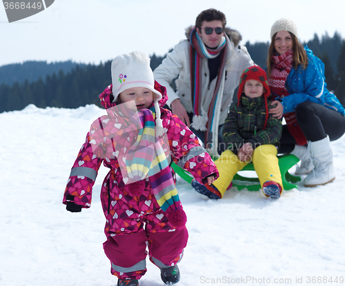 Image of winter family