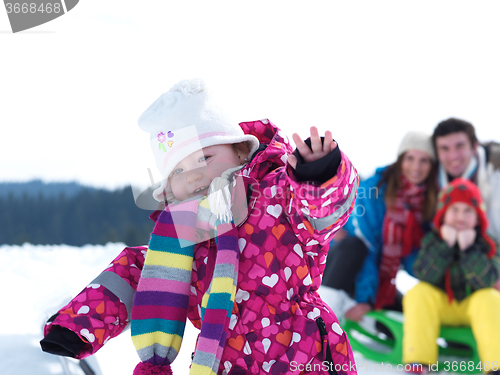 Image of winter family