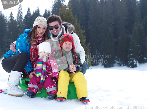 Image of winter family