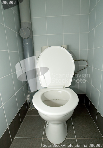 Image of white clean toilet
