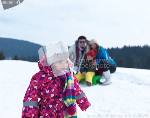 Image of winter family