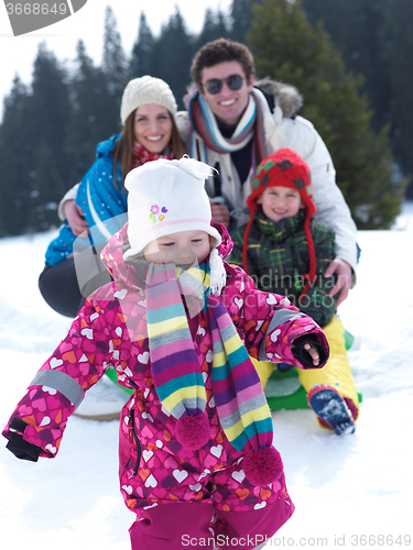 Image of winter family