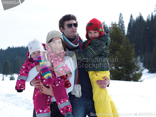 Image of winter family