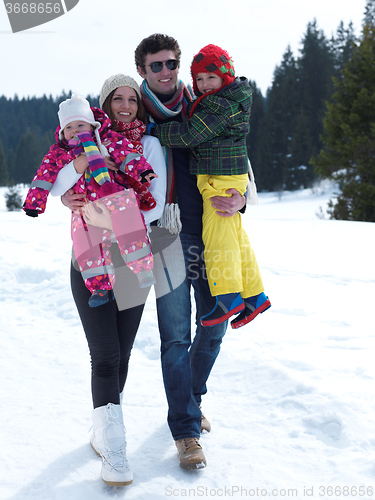 Image of winter family