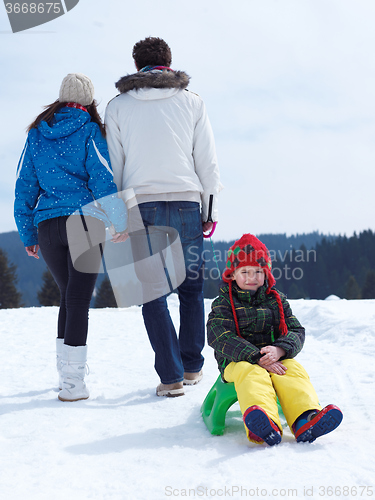 Image of winter family