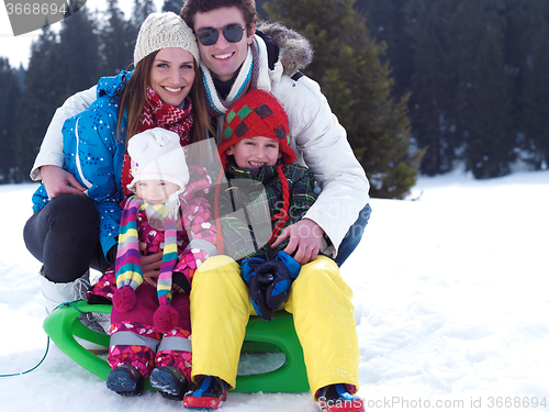 Image of winter family