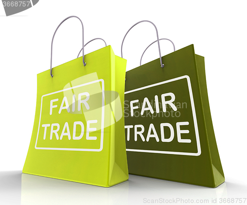 Image of Fair Trade Bag Represents Equal Deals and Exchange