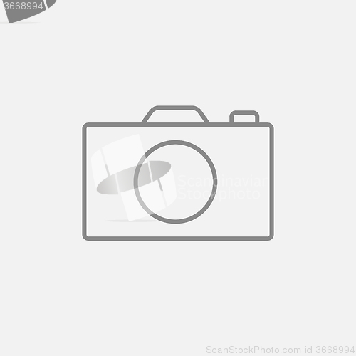 Image of Camera line icon.