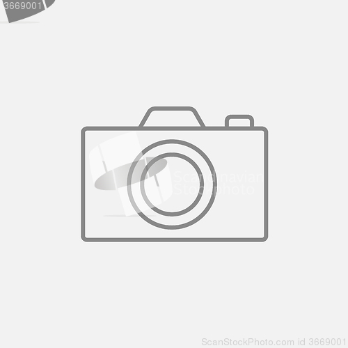 Image of Camera line icon.