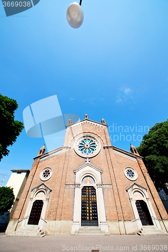 Image of beautiful old architecture in  milan religion     