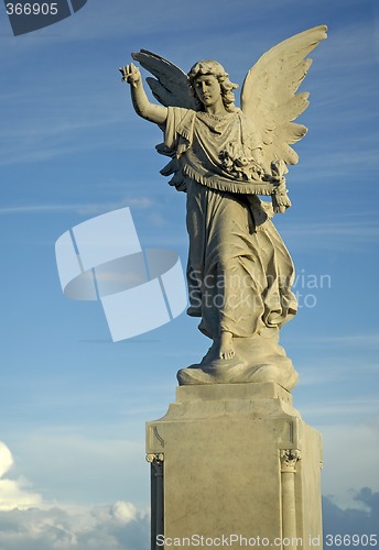 Image of angel and sky