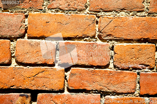 Image of brick in  wall and texture material the   