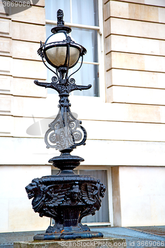 Image of europe in the wall of london   and abstract illumination