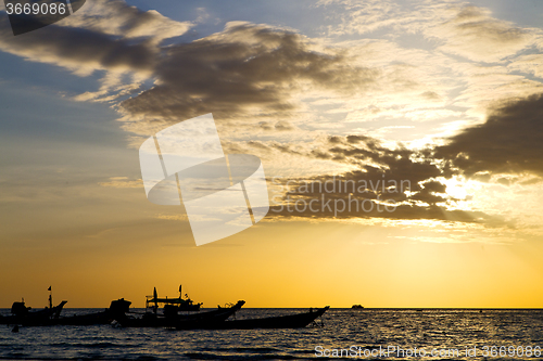 Image of asia   the  kho tao bay isle sunset sun   