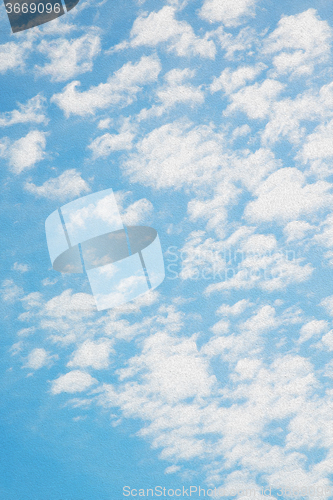 Image of in the sky of italy europe cloudy fluffy cloudscape