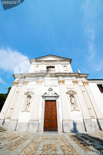 Image of medieval old architecture in italy europe milan religion    