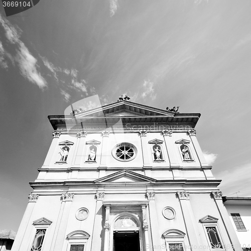 Image of monument old architecture in italy europe milan religion       a