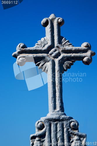 Image of in europe greece   the cloudy sky