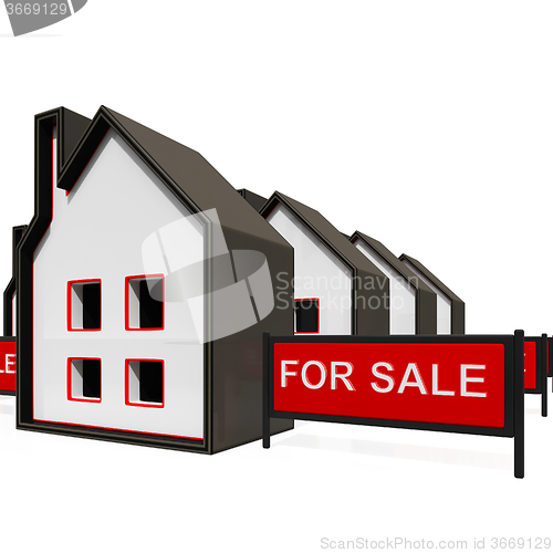 Image of For Sale Sign On House