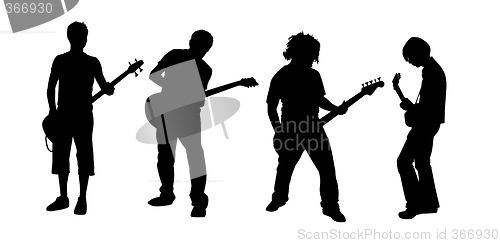 Image of guitar players