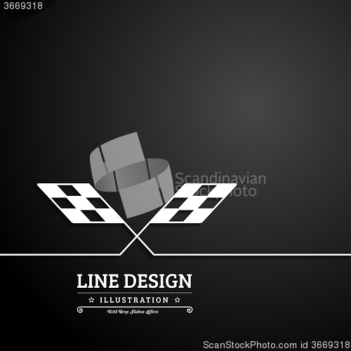 Image of Background checkered flag 