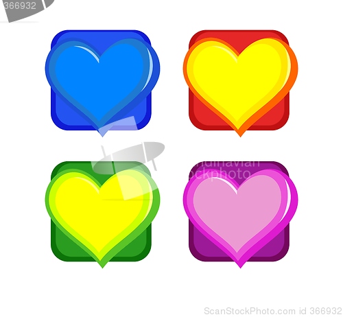 Image of love hearts