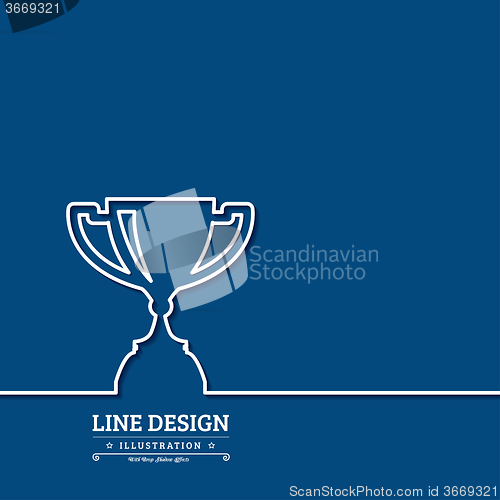 Image of Winner award cup.